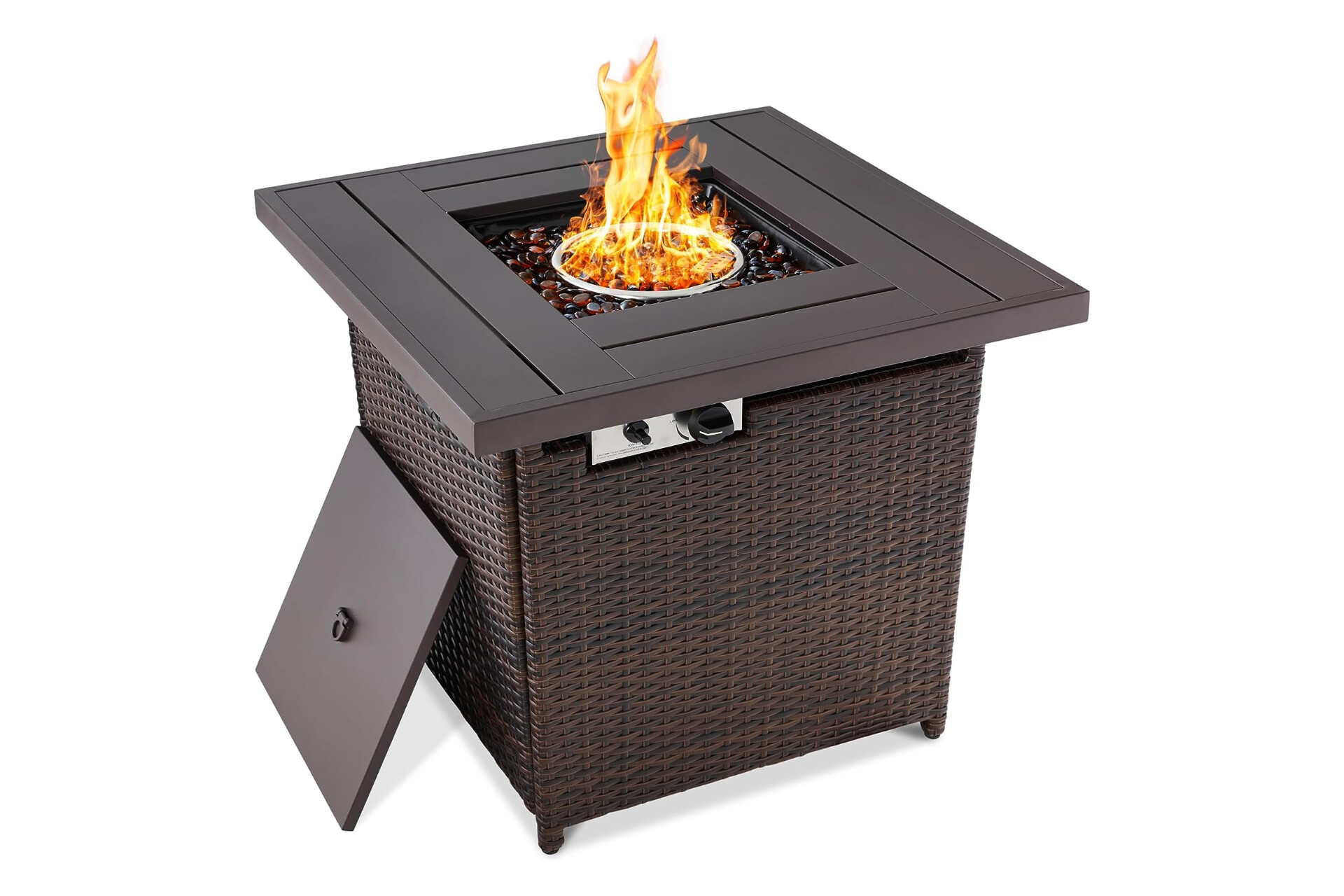 Best Choice Products 28in Gas Fire Pit Table